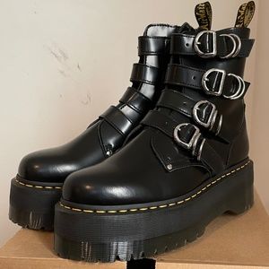 Dr. Martens RARE Jadon Max Hardware HDW Boots Black Buttero UK9 W11